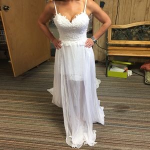 The perfect beach wedding dress! Never worn!